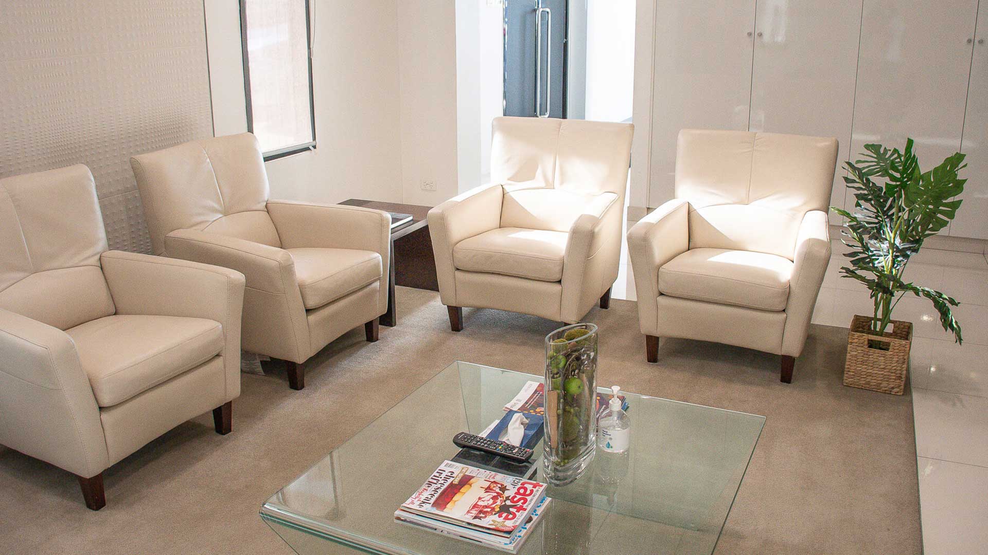 The guest lounge at Lexus of Wodonga