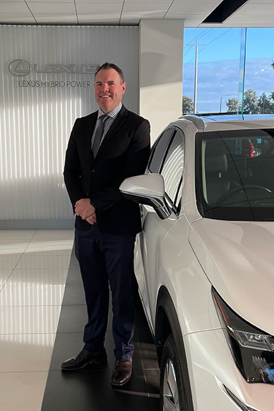 James Wingate, Business manager of Lexus of Wodonga